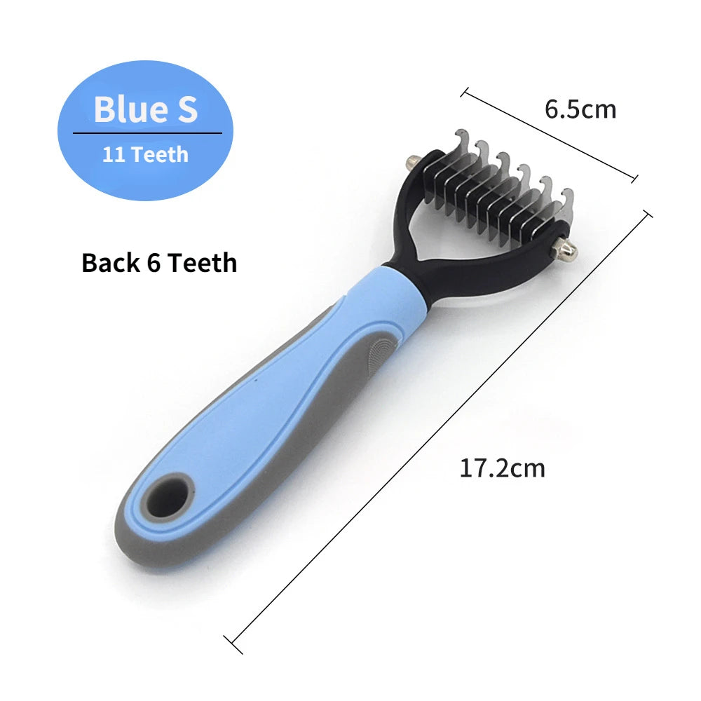 Professional Pet Deshedding & Knot Cutter Brush