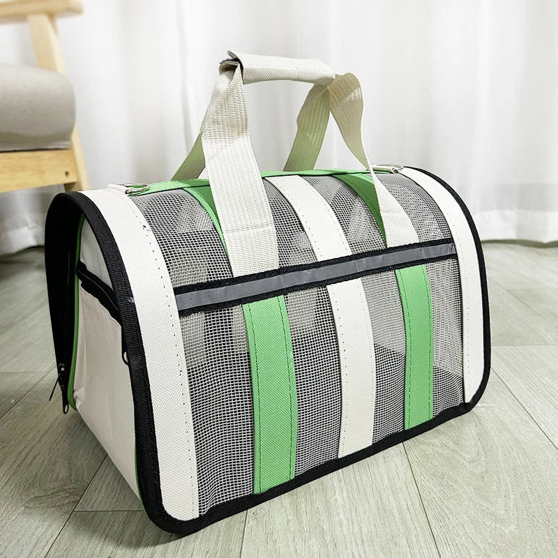 Foldable Breathable Pet Outing Handbag