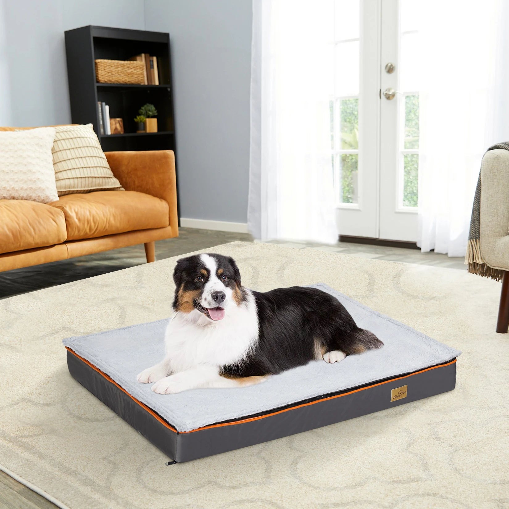 Large Orthopedic Foam Dog Bed with Washable Cover