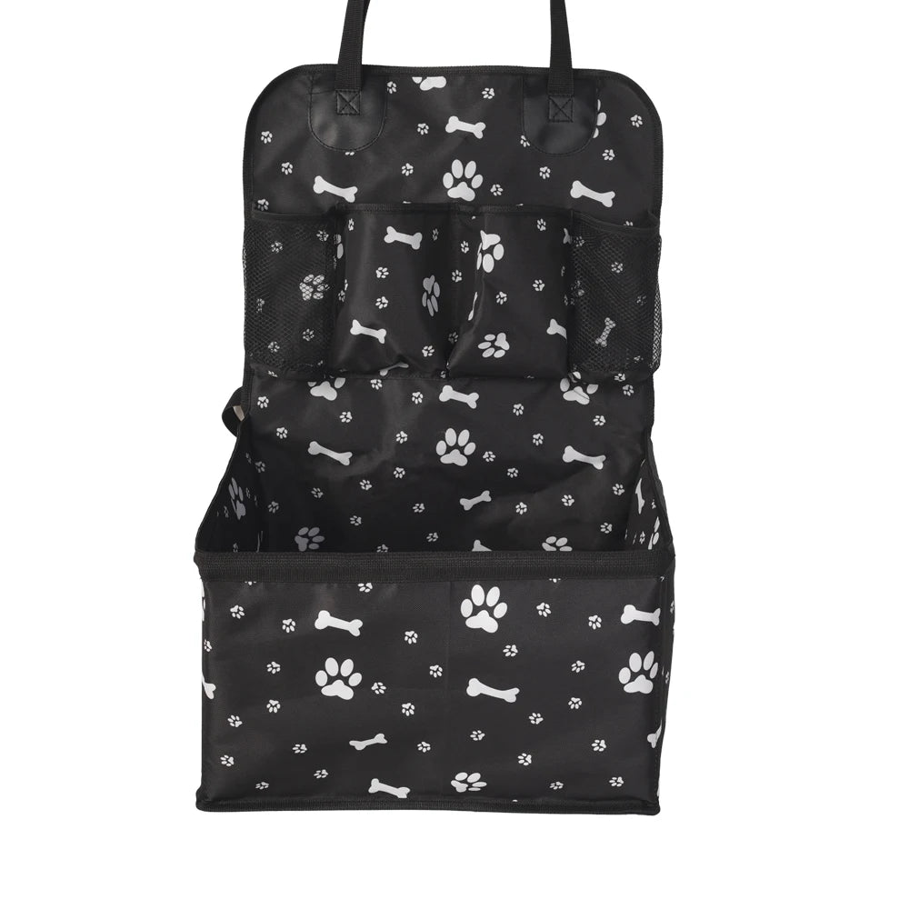 Dog Car Seat with Storage Pockets,Scratch Proof Durable Pet Booster Car Front Seat for Small Medium Dog