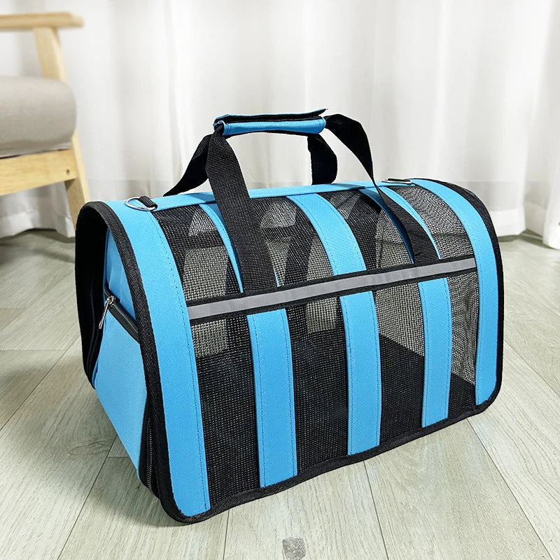 Foldable Breathable Pet Outing Handbag