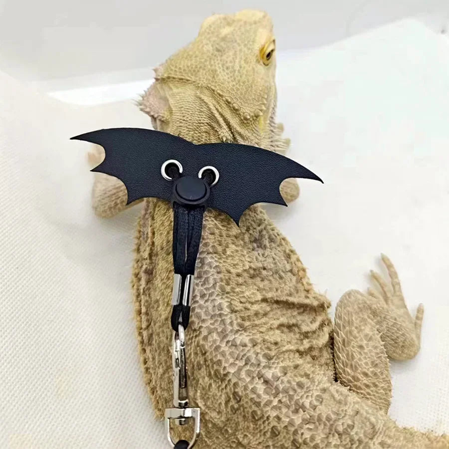 Lizard Harness with Dragon Wings – Soft Padded Reptile Vest