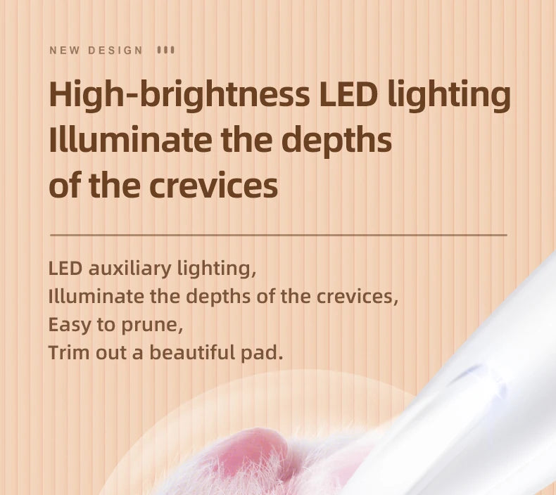 Electric Pet Groomer Trimmer – LED & Low Noise Design