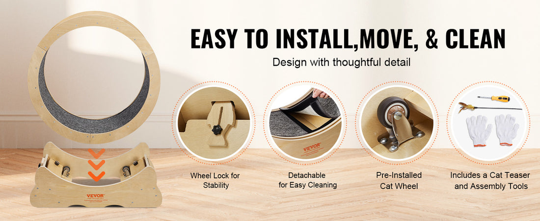 VEVOR Cat Exercise Wheel